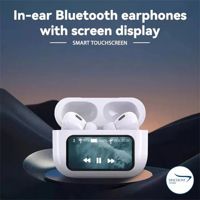 A9 Pro 2 Wireless Earbuds with Smart Touch Screen ANC ORIGNAL