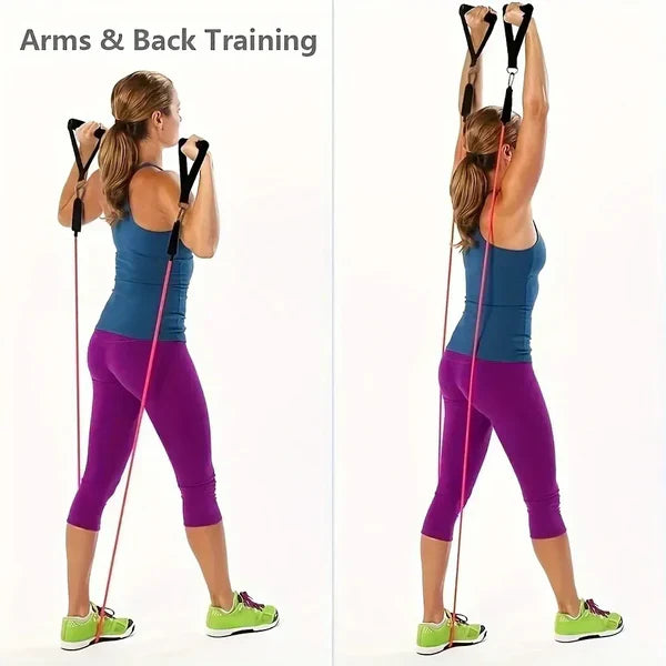 11-Piece Set Power Resistance Bands Equipment for Men and Women