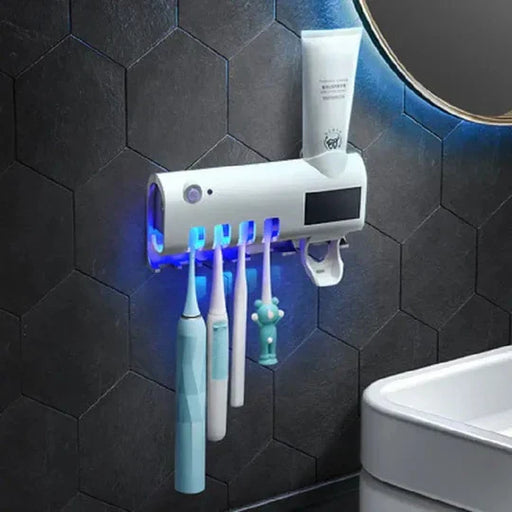 TOOTHPASTE DISPENSER WITH UV