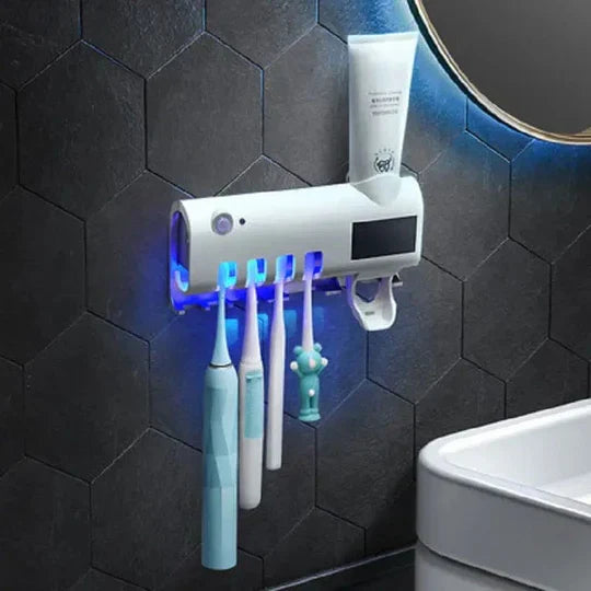TOOTHPASTE DISPENSER WITH UV