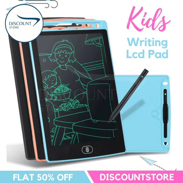 LCD Writing & Drawing Tablet Pad For Kids with Digital Pen