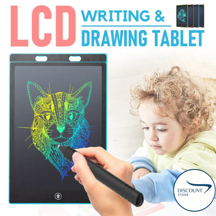 LCD Writing & Drawing Tablet Pad For Kids with Digital Pen