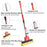 Double Squeeze Floor Sponge Mop – Hands-Free adjustable Lazy Mop with Super Absorbent Sponge