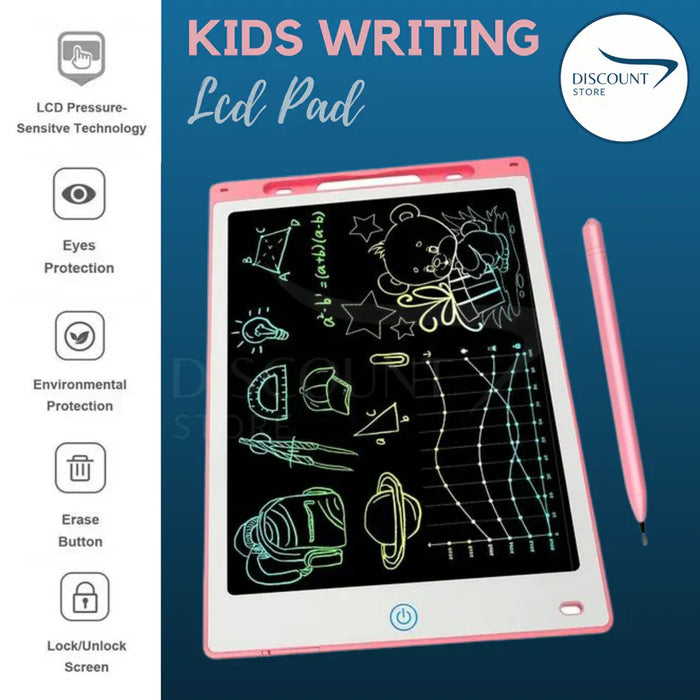 LCD Writing & Drawing Tablet Pad For Kids with Digital Pen