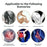 2 Pcs Adjustable Cashmere wool Knee Warmers for Men and  Women