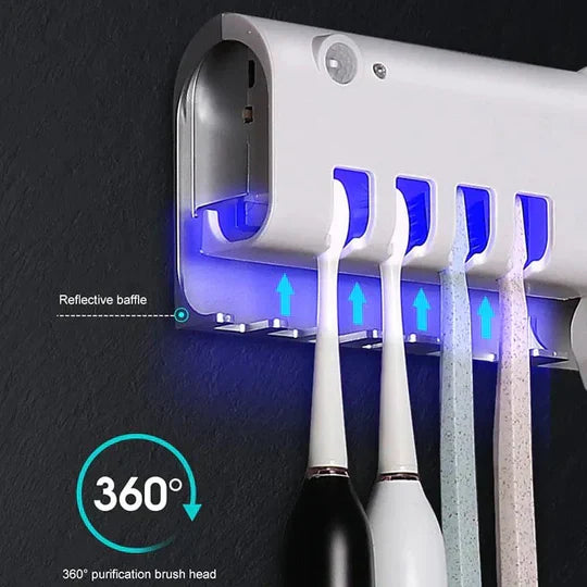 TOOTHPASTE DISPENSER WITH UV